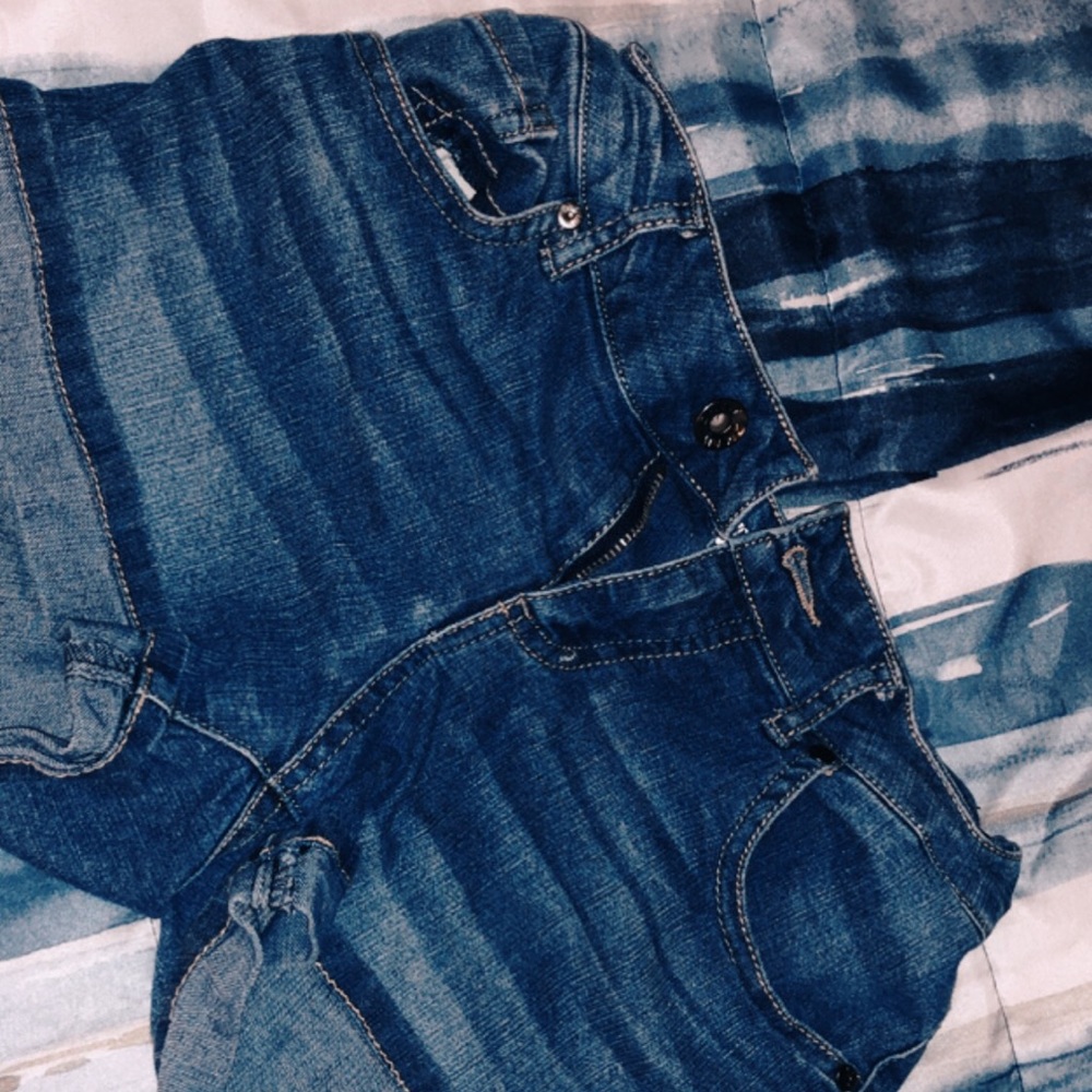 Super Stretchy Waist Jean Shorts